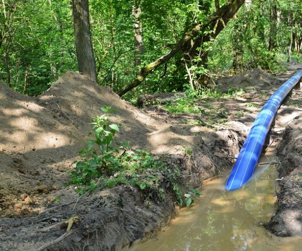 Zdjęcie z realizacji projektu POliŚ - Uporządkowanie gospodarki wodno-ściekowej na terenie aglomeracji Słubice