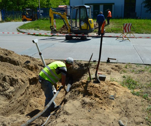 Zdjęcie z realizacji projektu POliŚ - Uporządkowanie gospodarki wodno-ściekowej na terenie aglomeracji Słubice